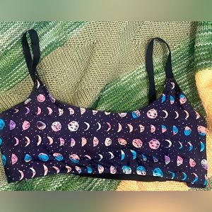 ONZIE fun strappy bra with MOON print